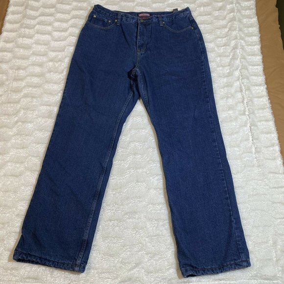 CRAFTSMAN Men's 38x32 Blue Denim Work Jeans - Picture 5 of 12
